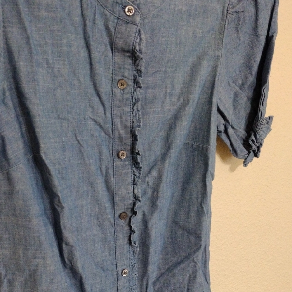 J. Crew Blue Button Down Shirt - Picture 6 of 13